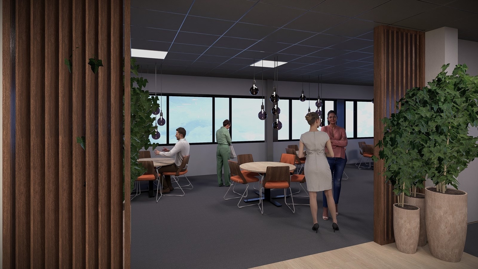 Mulighetsstudie kontorer 2 etasje Galleribilde