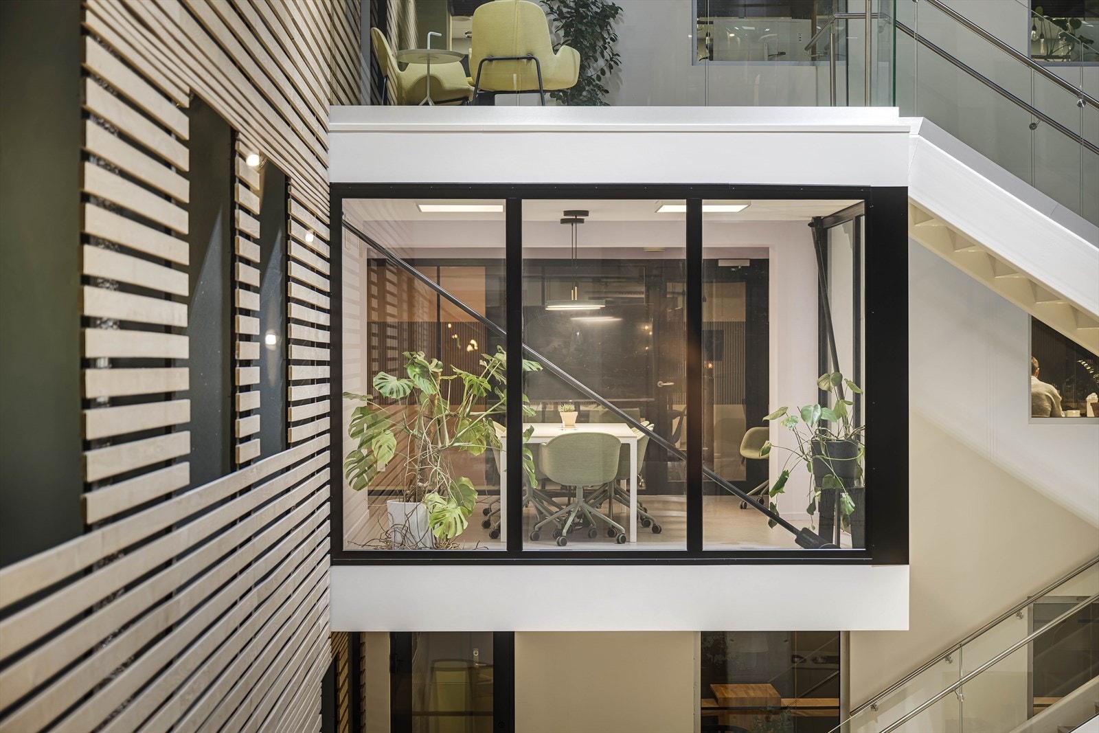 Utkraget møterom i 6. etg. Ledig areal ca. BTA 1334 m². Galleribilde