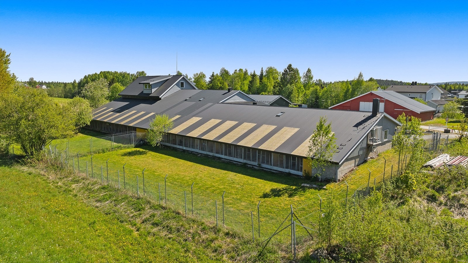 Fra kennelen er det utgang til store luftegårder. Galleribilde