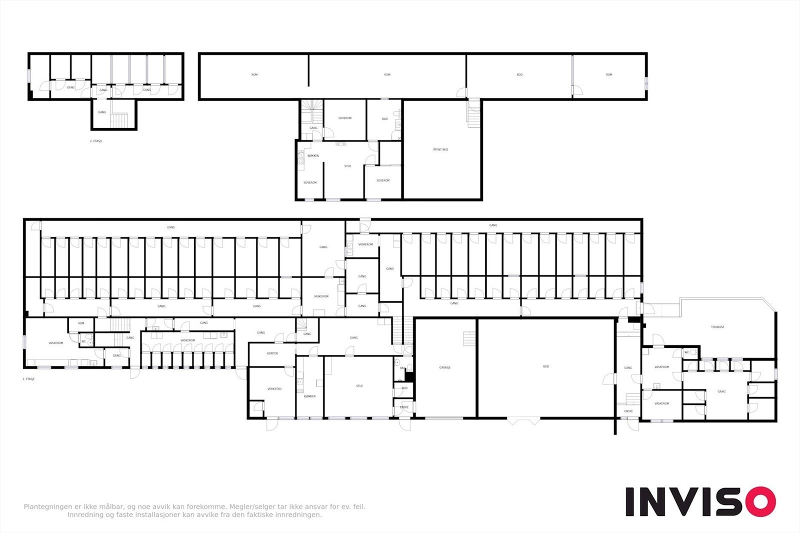 Plantegning. Galleribilde