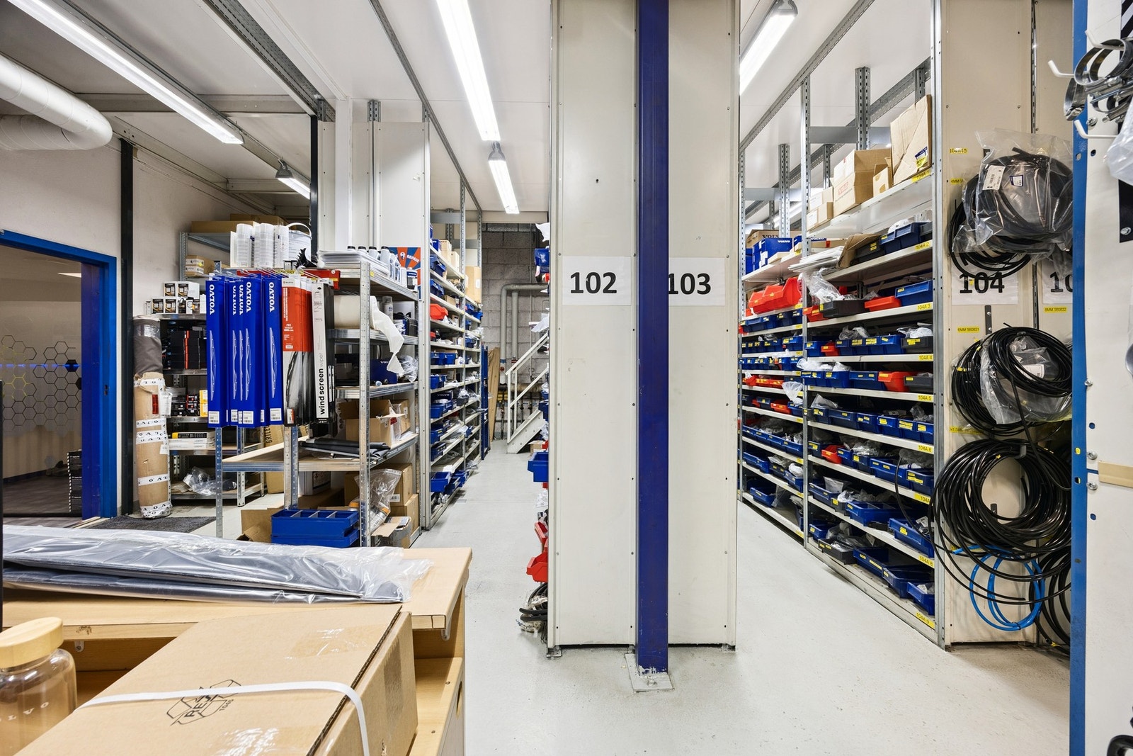 Lager rom. Galleribilde
