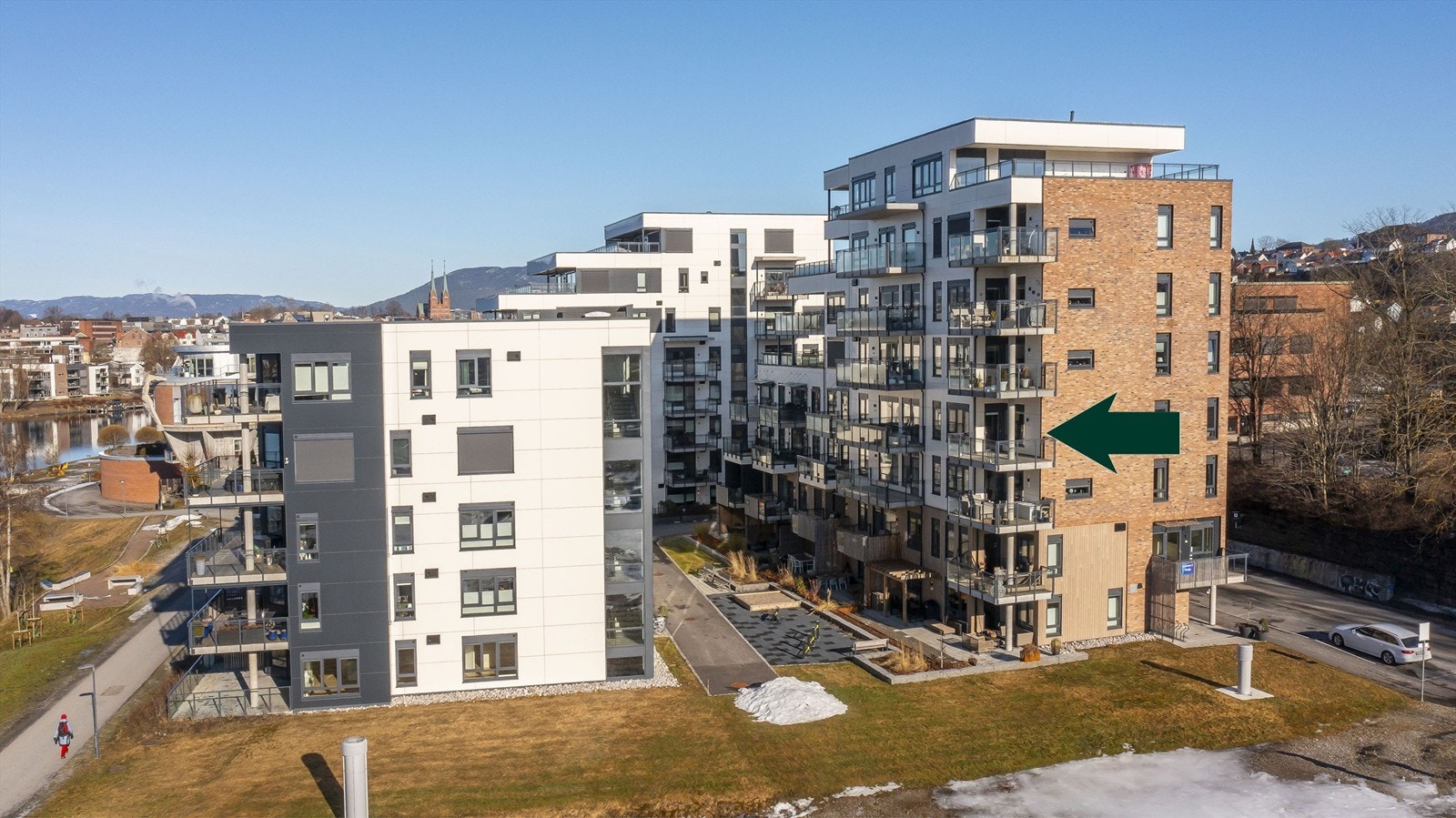 Endeleiligheten ligger fint plassert i 4. etg Galleribilde