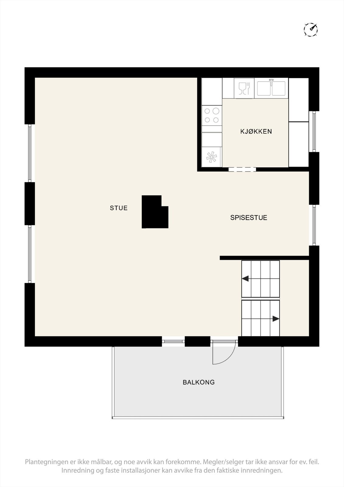 Plantegning 2. etasje Galleribilde