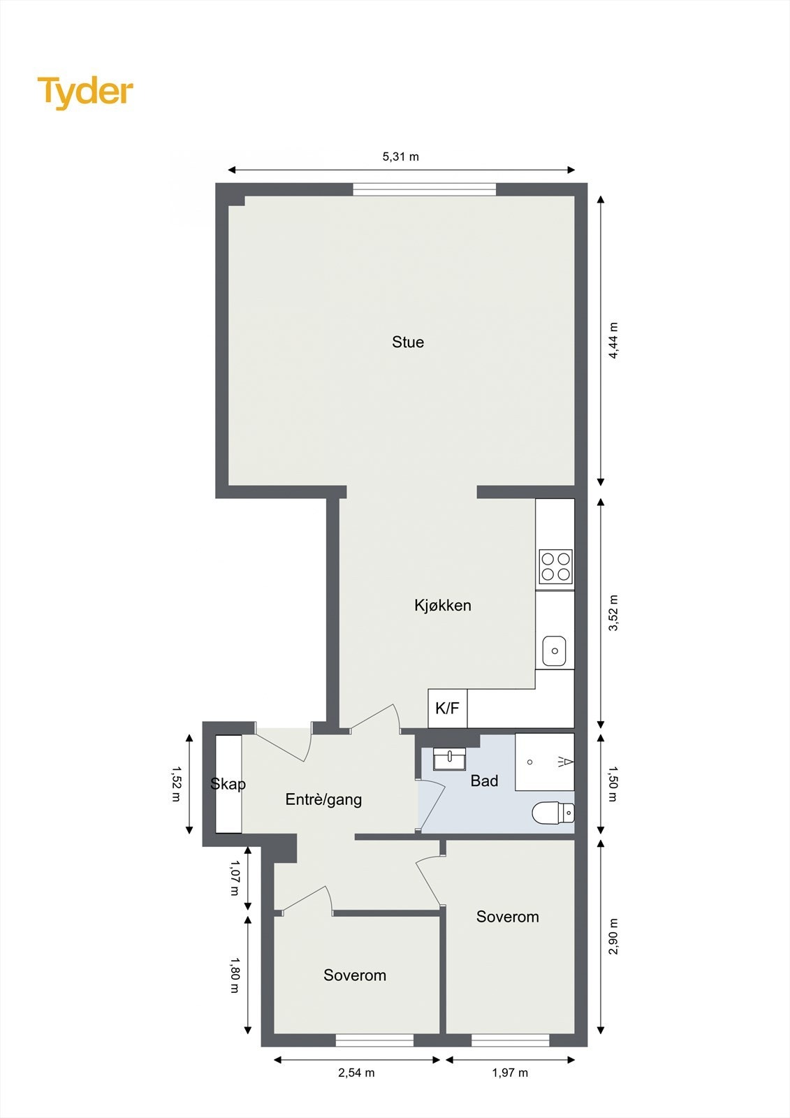 Plantegning Galleribilde
