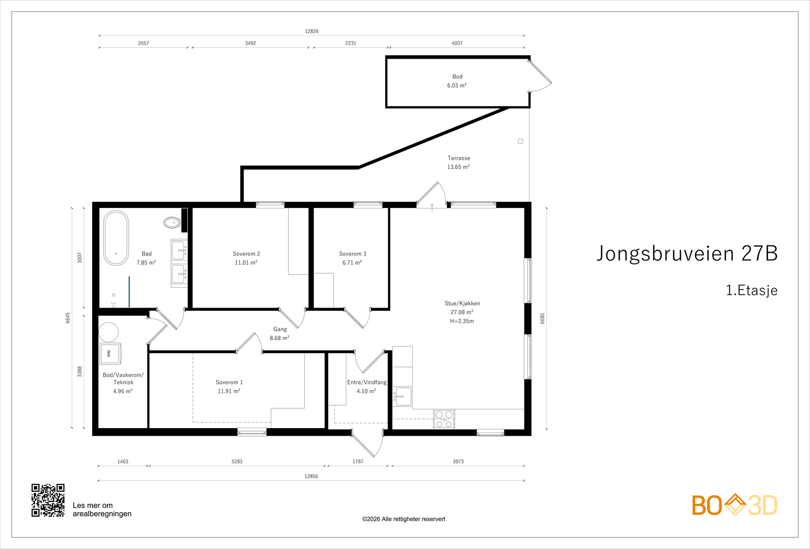 Jongsbruveien 27B-1.Etasje Galleribilde