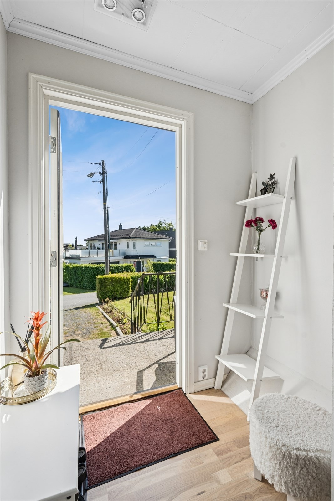Koselig inngangsparti! Velkommen inn! Galleribilde