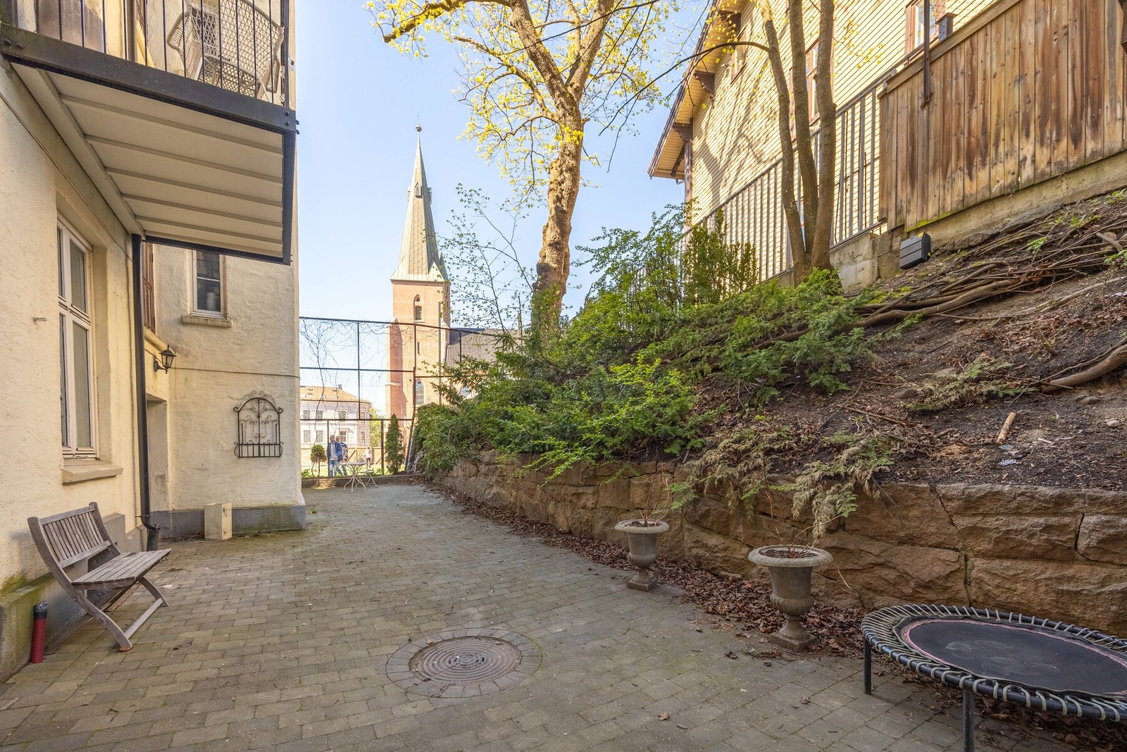 Hyggelig felles bakgård. Galleribilde