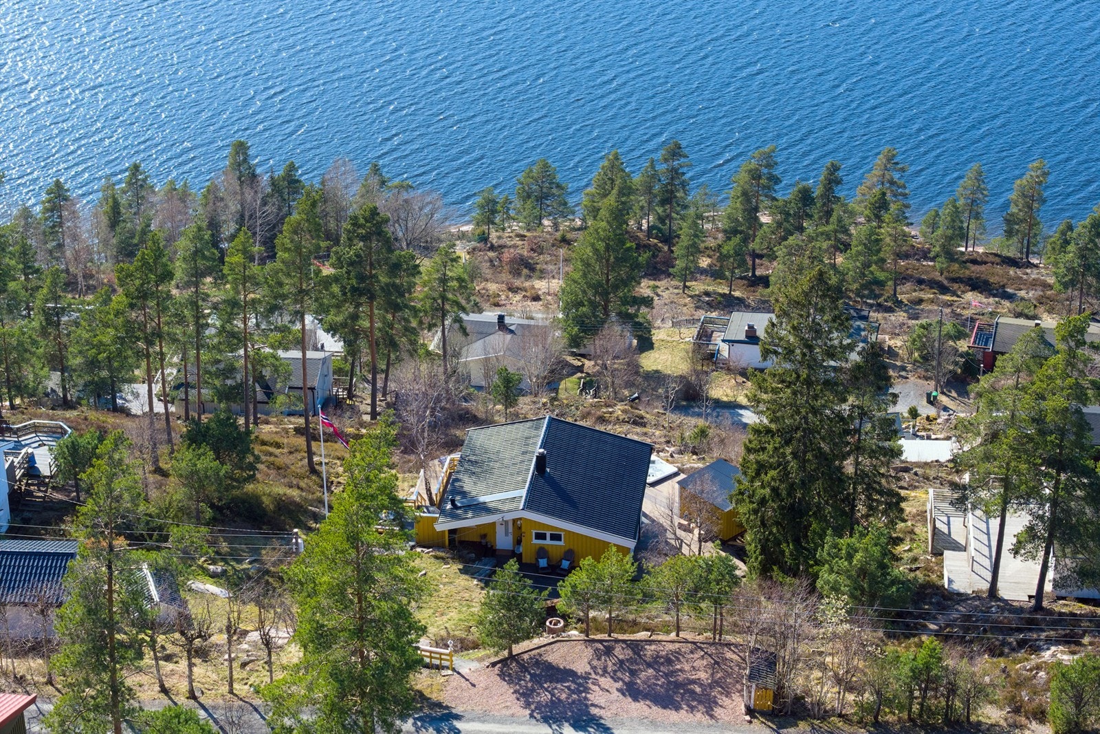 Dronebilde Galleribilde