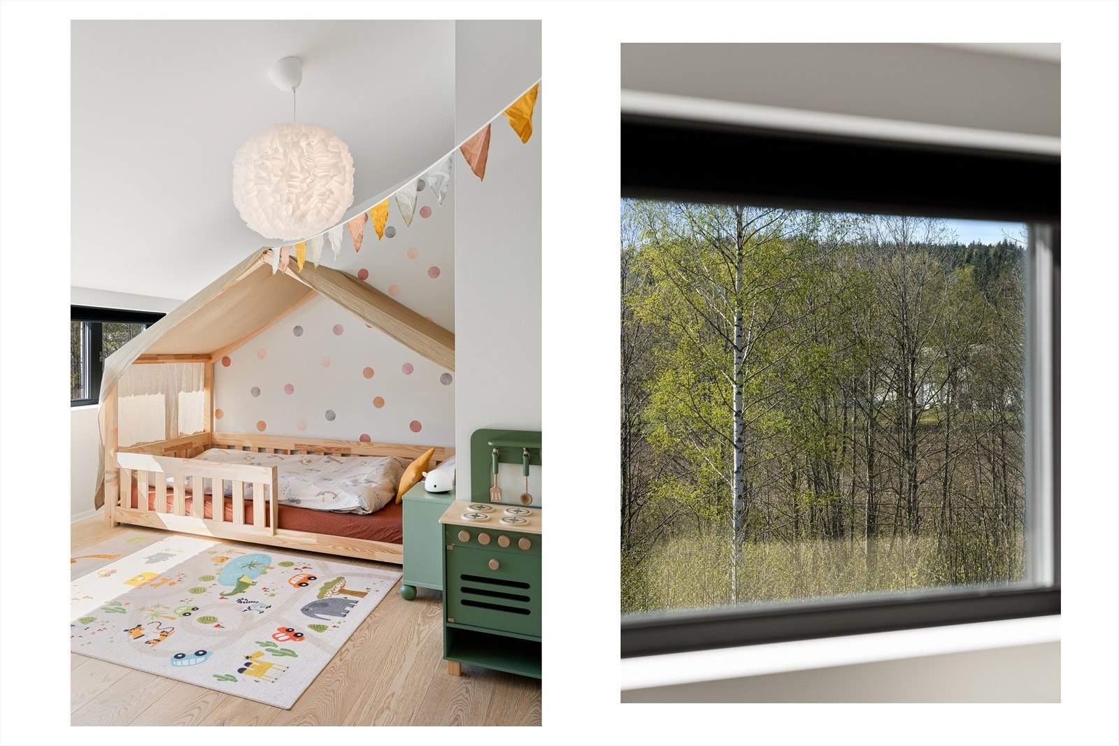 Soverom 2 og 3 passer godt som barnerom, gjesterom eller hjemmekontor Galleribilde