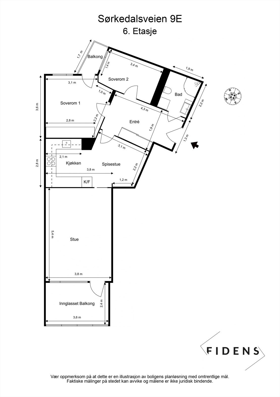 Plantegning Galleribilde