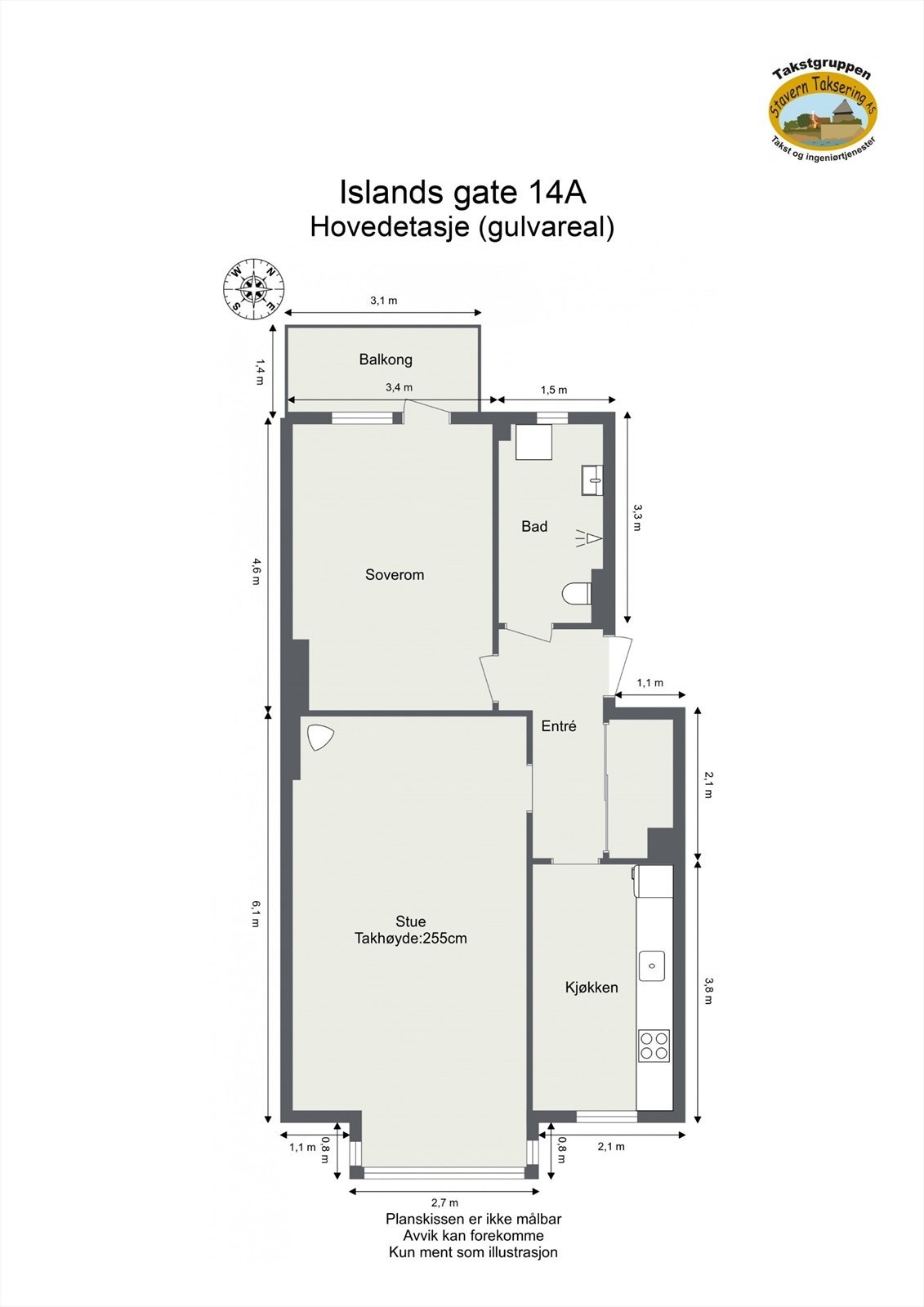 Plantegning Galleribilde