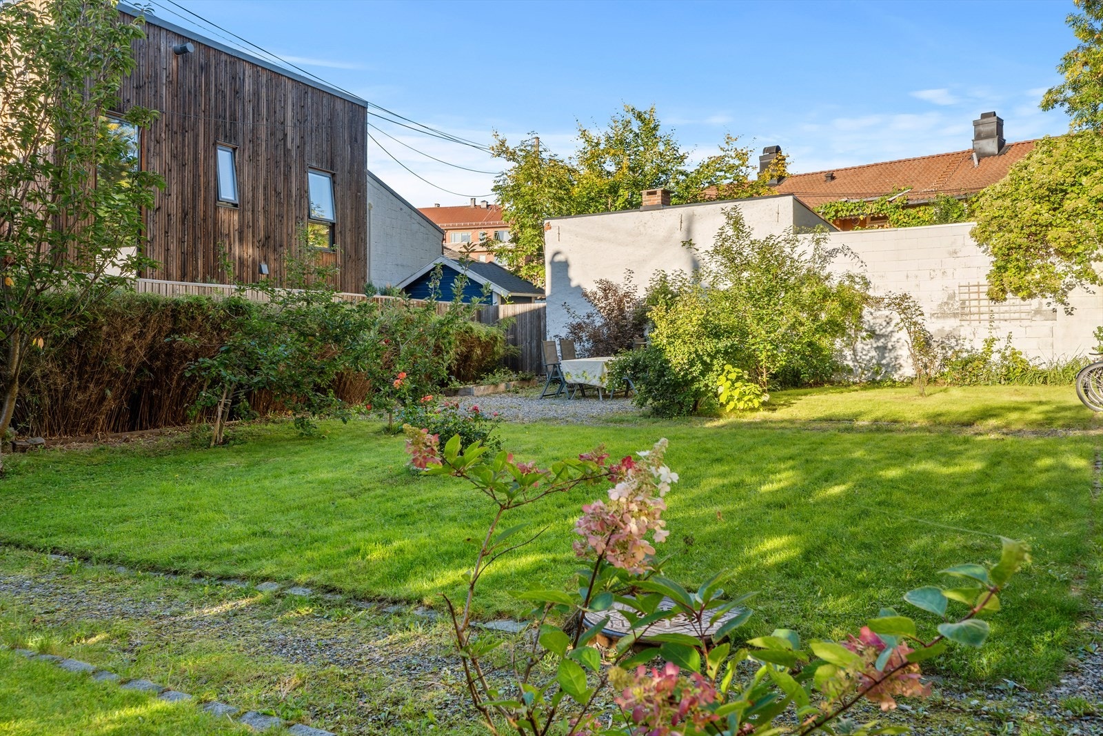 Aksjelaget har en fantastisk bakgård til bruk for beboerne. Galleribilde