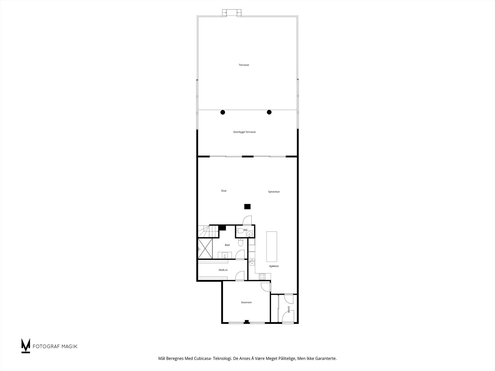 Plantegning 1. etasje Galleribilde