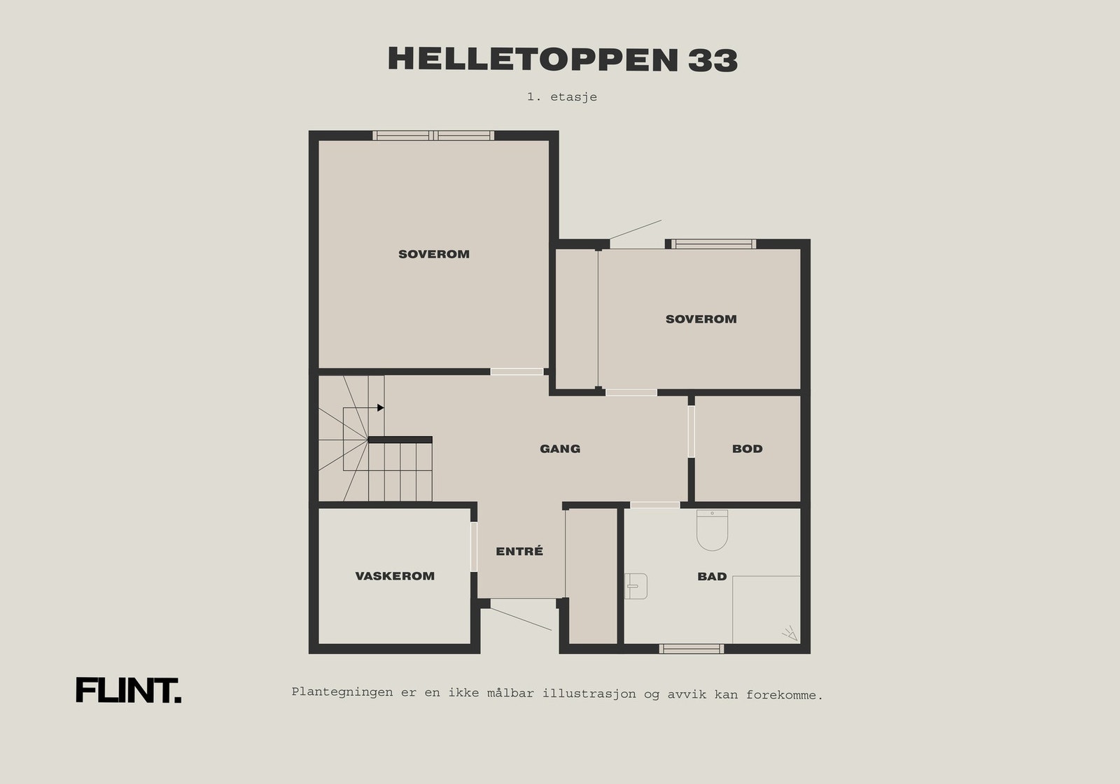 Plantegning 1.etasje Galleribilde
