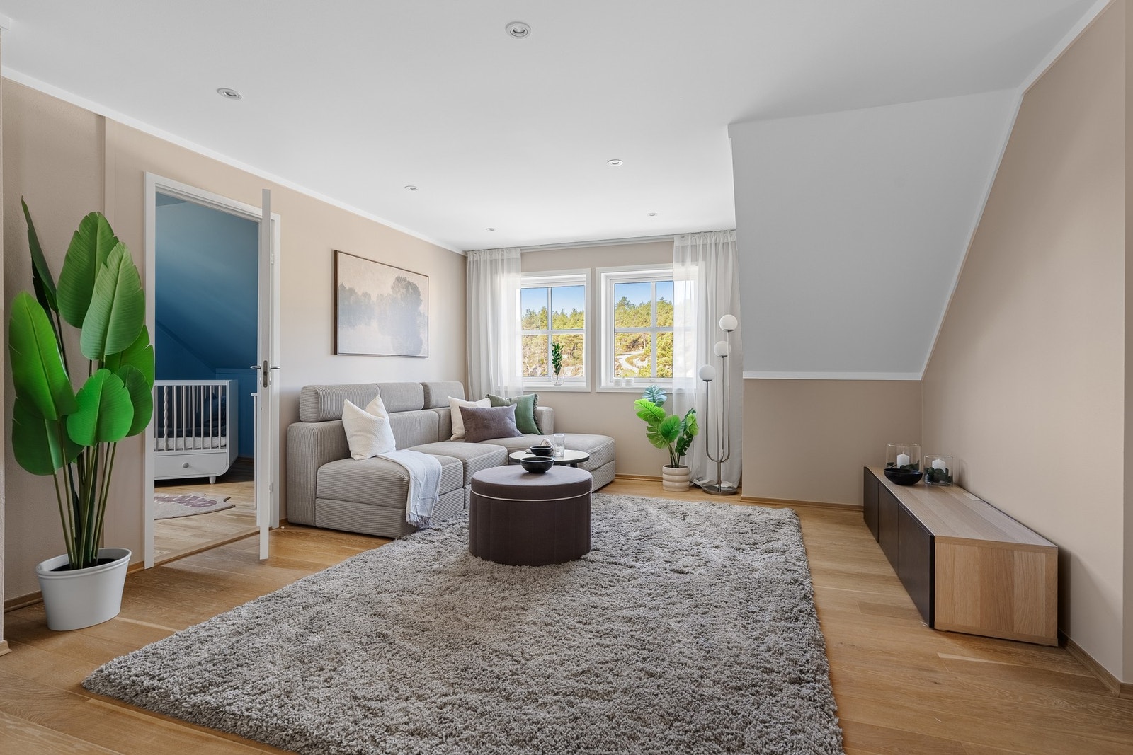 Loftstue Galleribilde