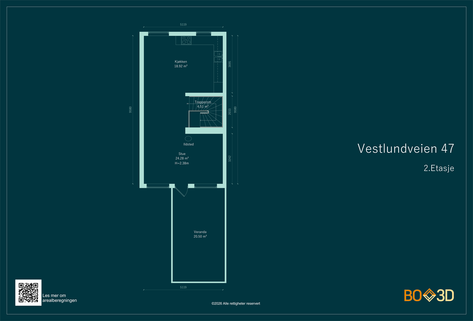 Vestlundveien 47-2.Etasje Galleribilde