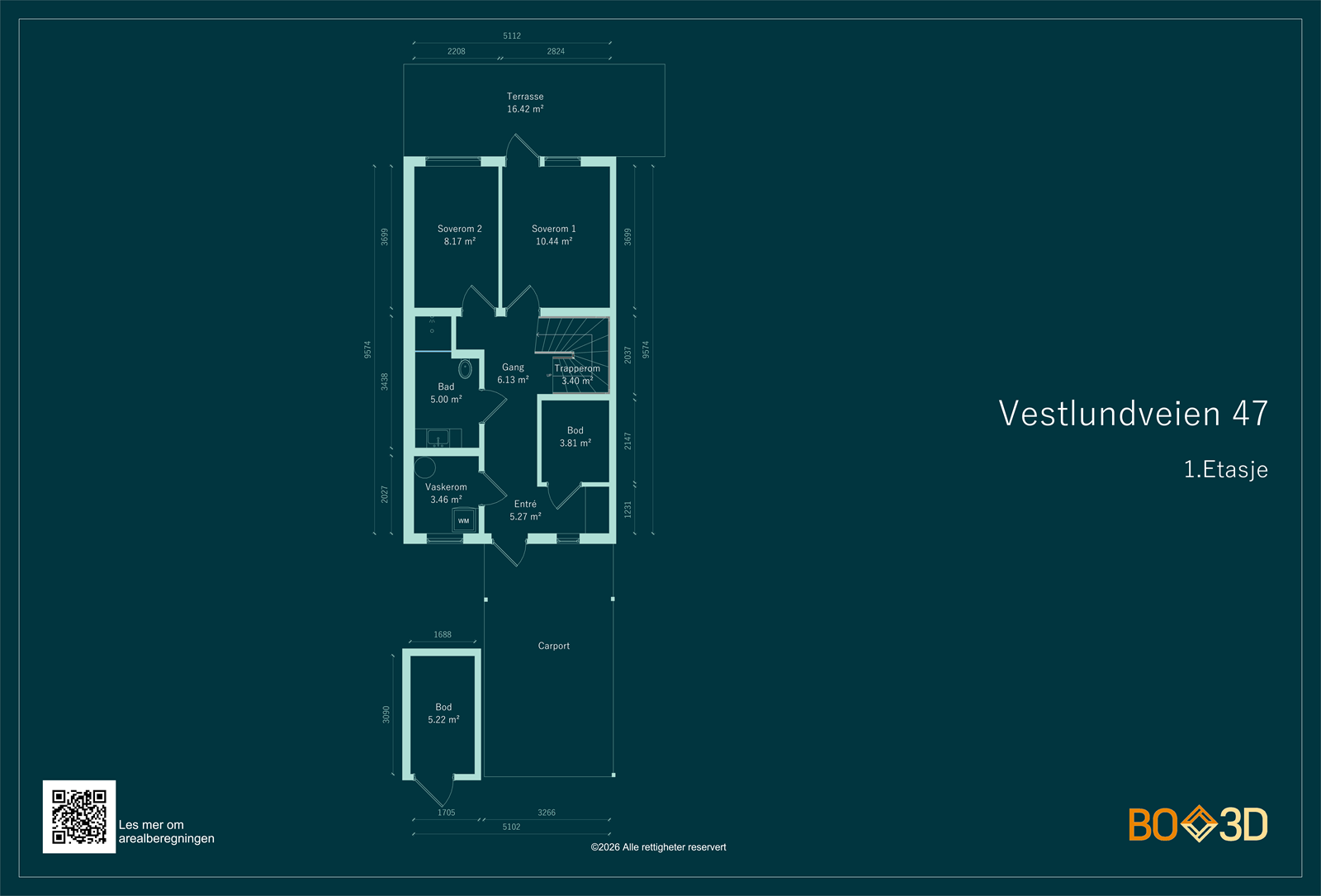 Vestlundveien 47-1.Etasje Galleribilde
