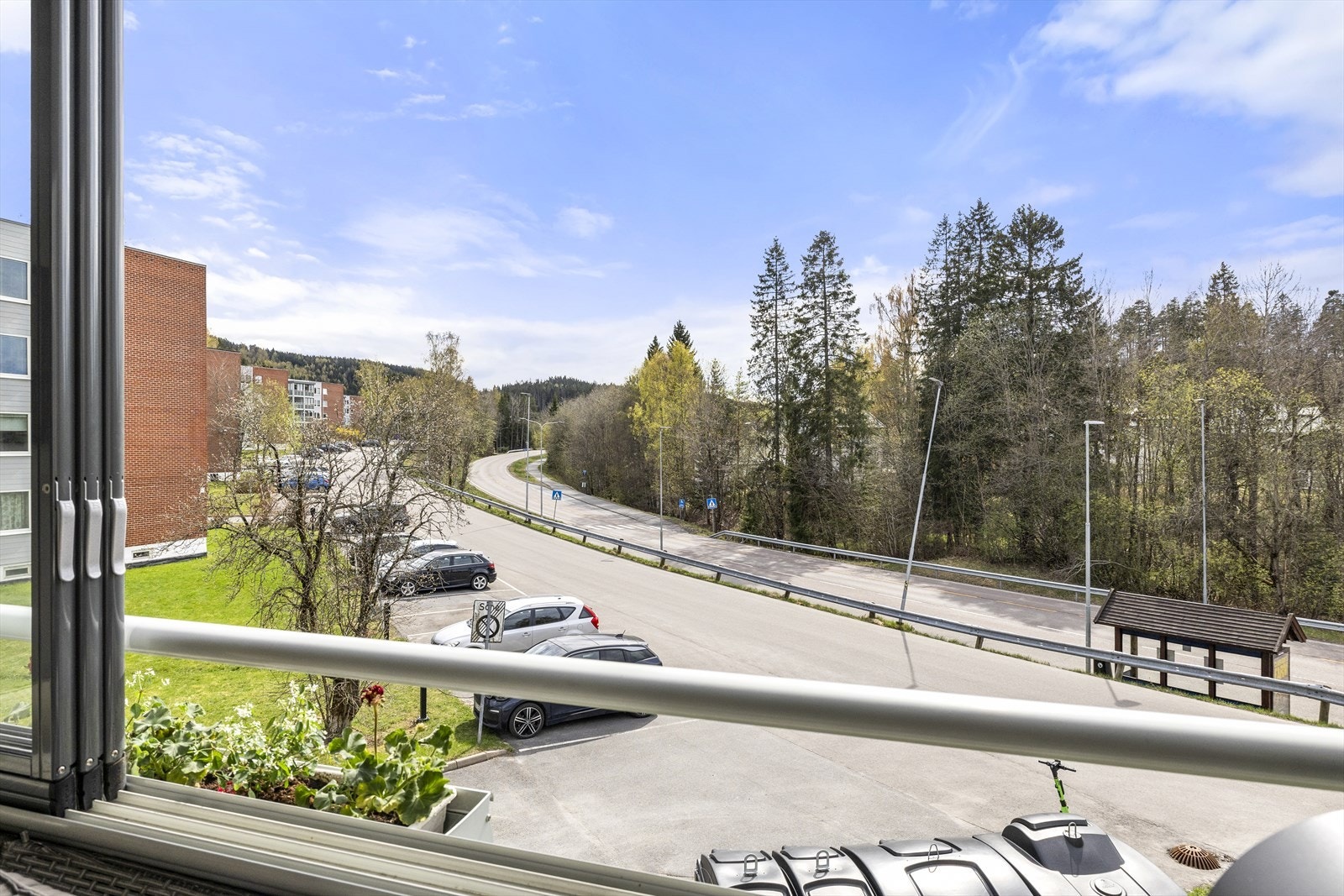 Utsyn fra balkongen. Galleribilde