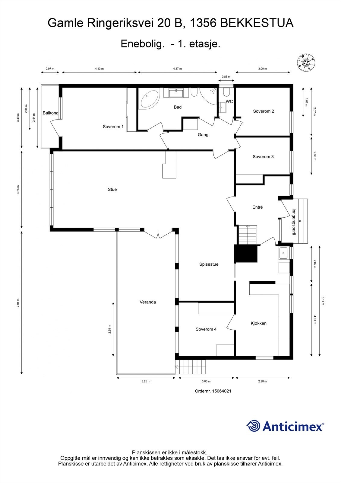Plantegning - Første etasje Galleribilde