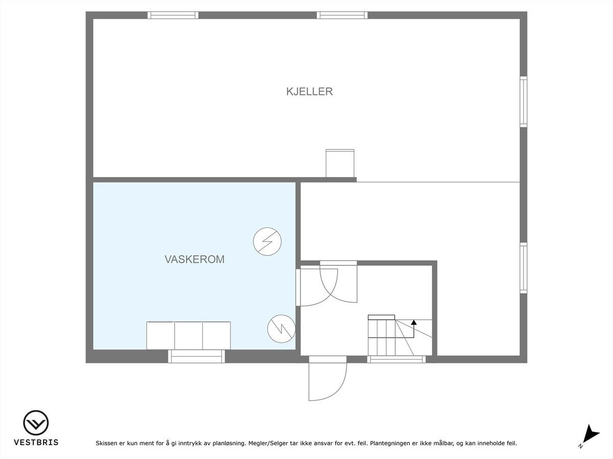 Plantegning kjeller Galleribilde