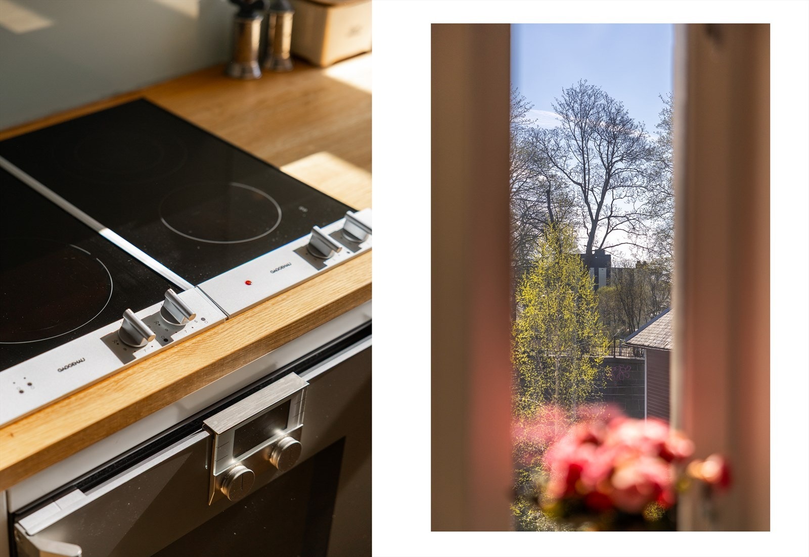 Integrert stekeovn og platetopp av høyeste kvalitet levert av Gaggenau. Galleribilde