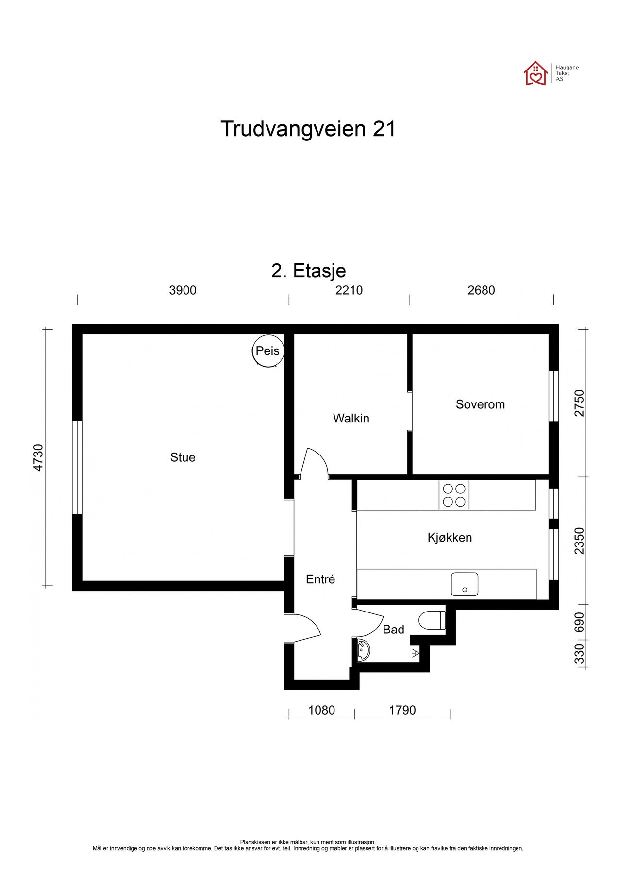 Plantegning Galleribilde