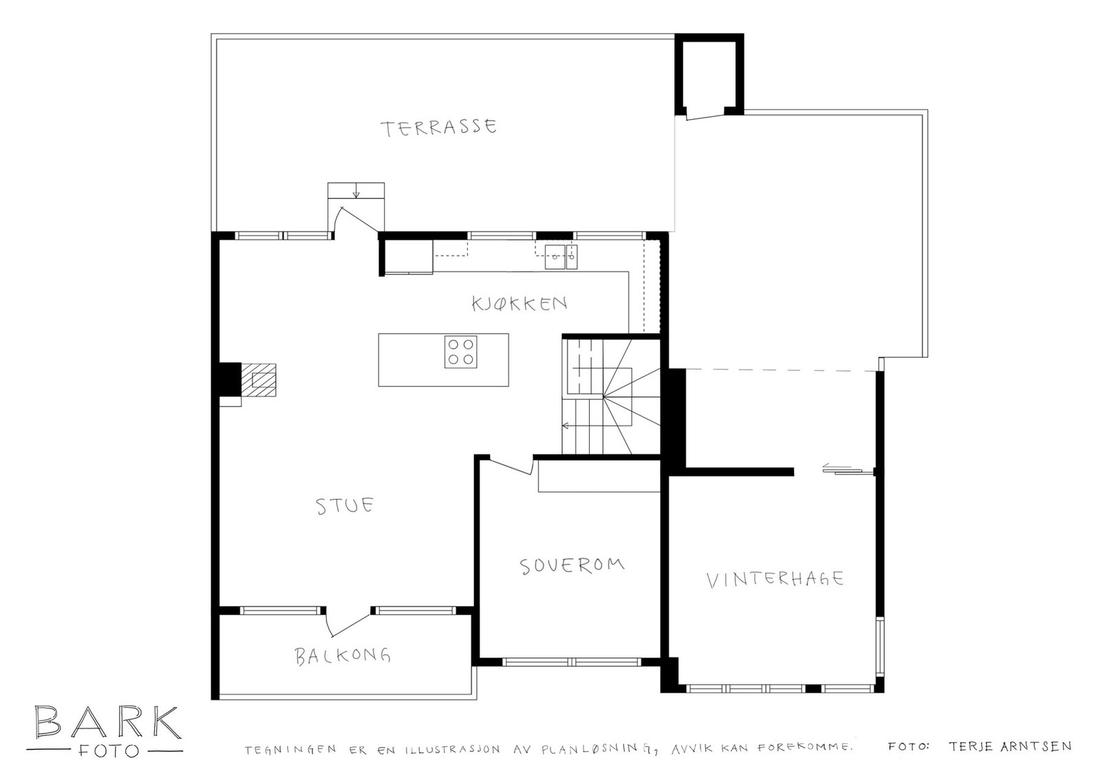 Plantegning 2.etasje Galleribilde