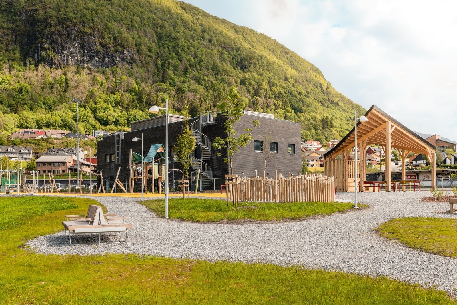 I området finner du også flere herlige uteområder Galleribilde