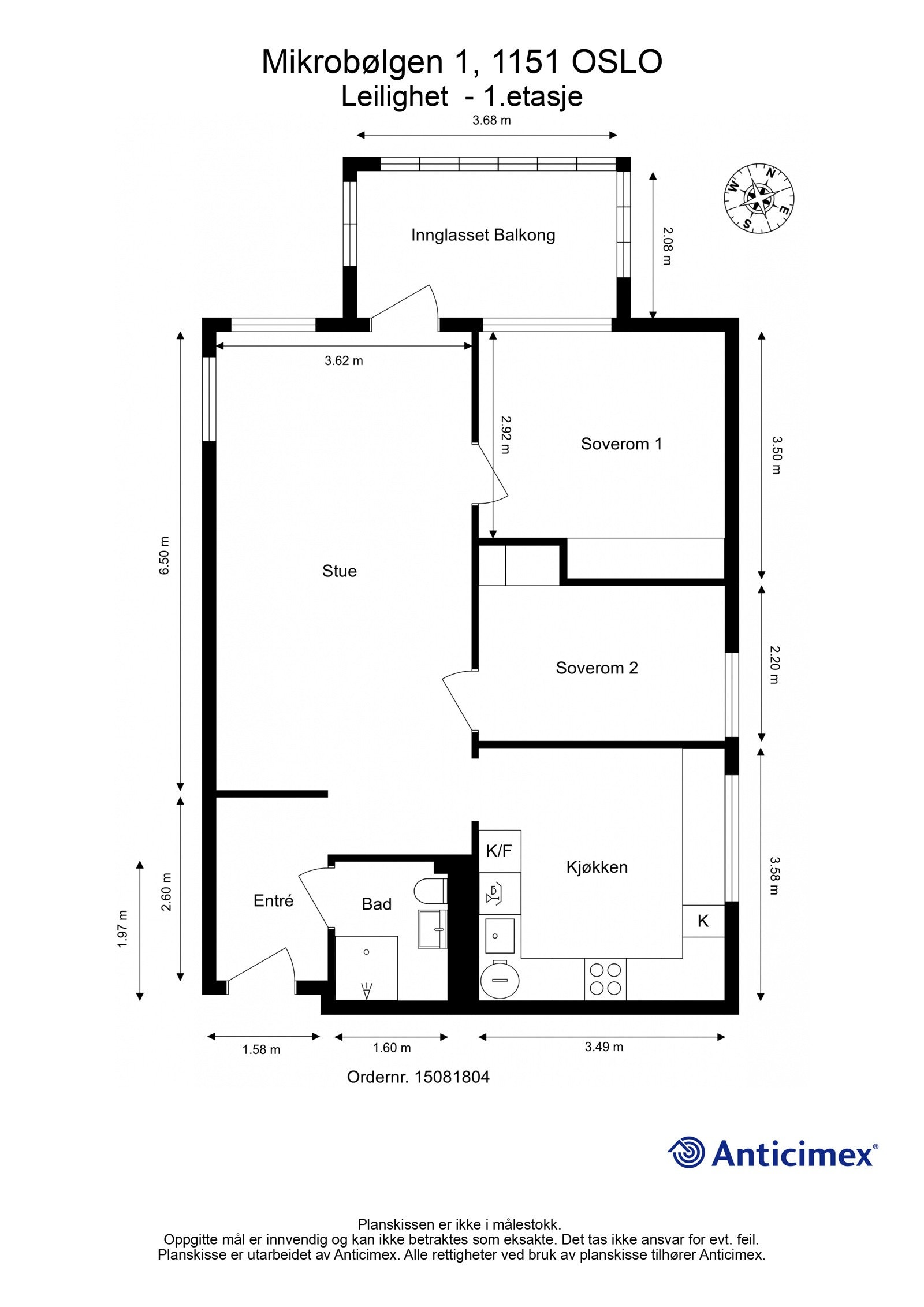 Plantegning Galleribilde