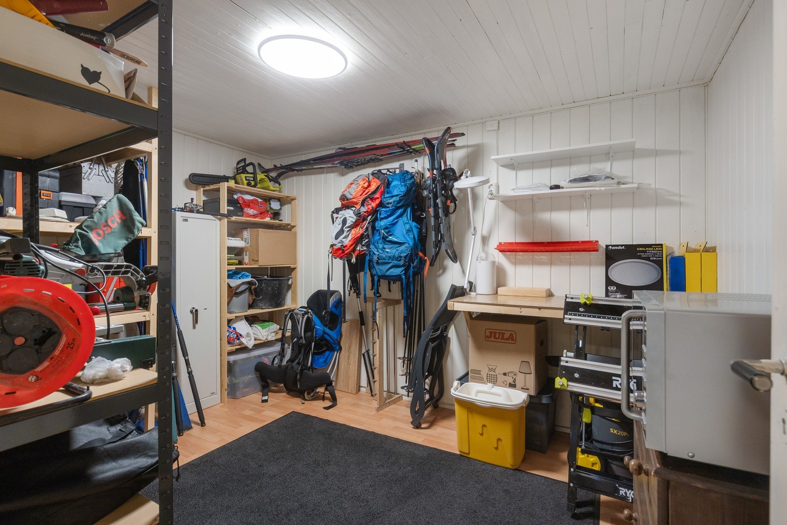 Gode plass for oppbevaringer i bod. Galleribilde