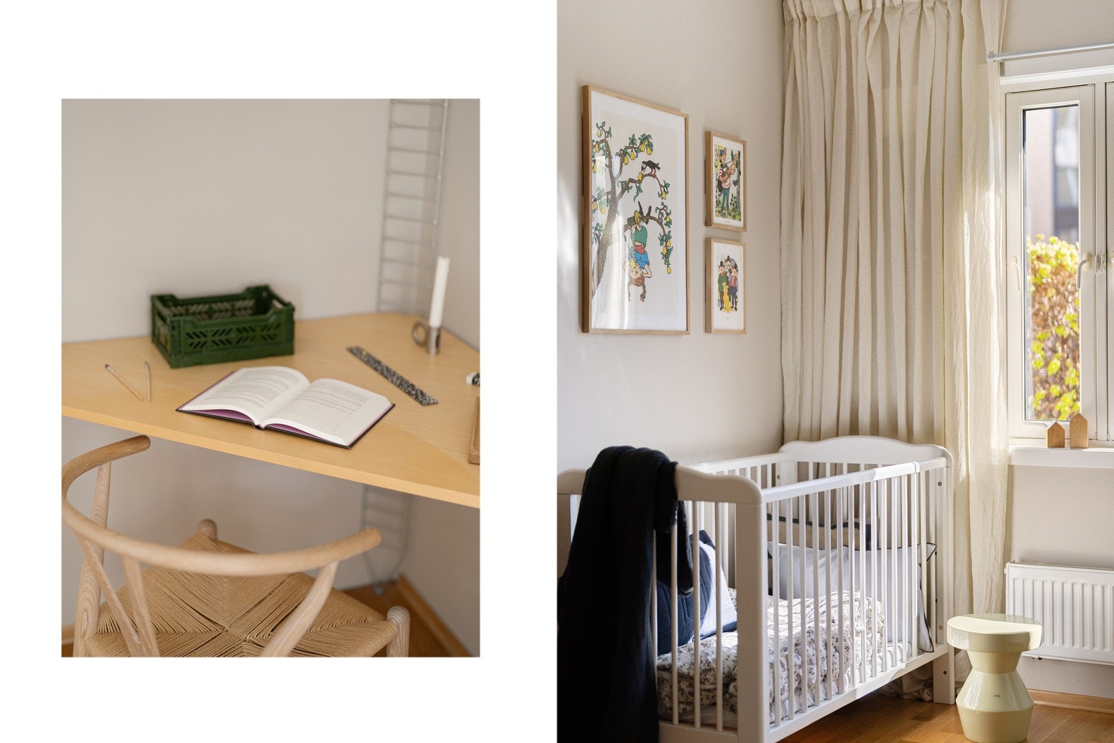Rommet vender mot rolige og bilfrie omgivelser, med hekk rett utenfor som skjermer godt og gir en grønn, lun følelse. Galleribilde
