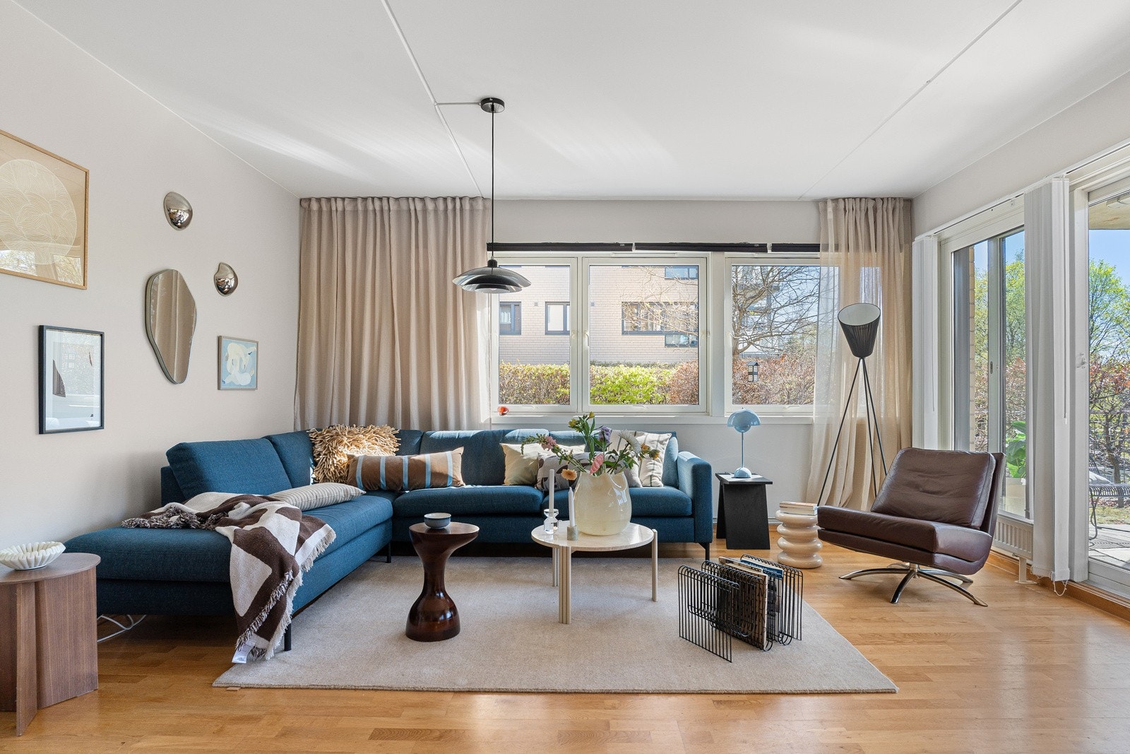 Leiligheten har en perfekt planløsning. Stuen har plass til det du trenger. Galleribilde
