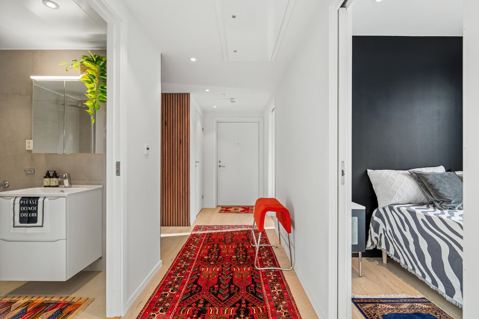 Leiligheten byr på 3 soverom. Galleribilde