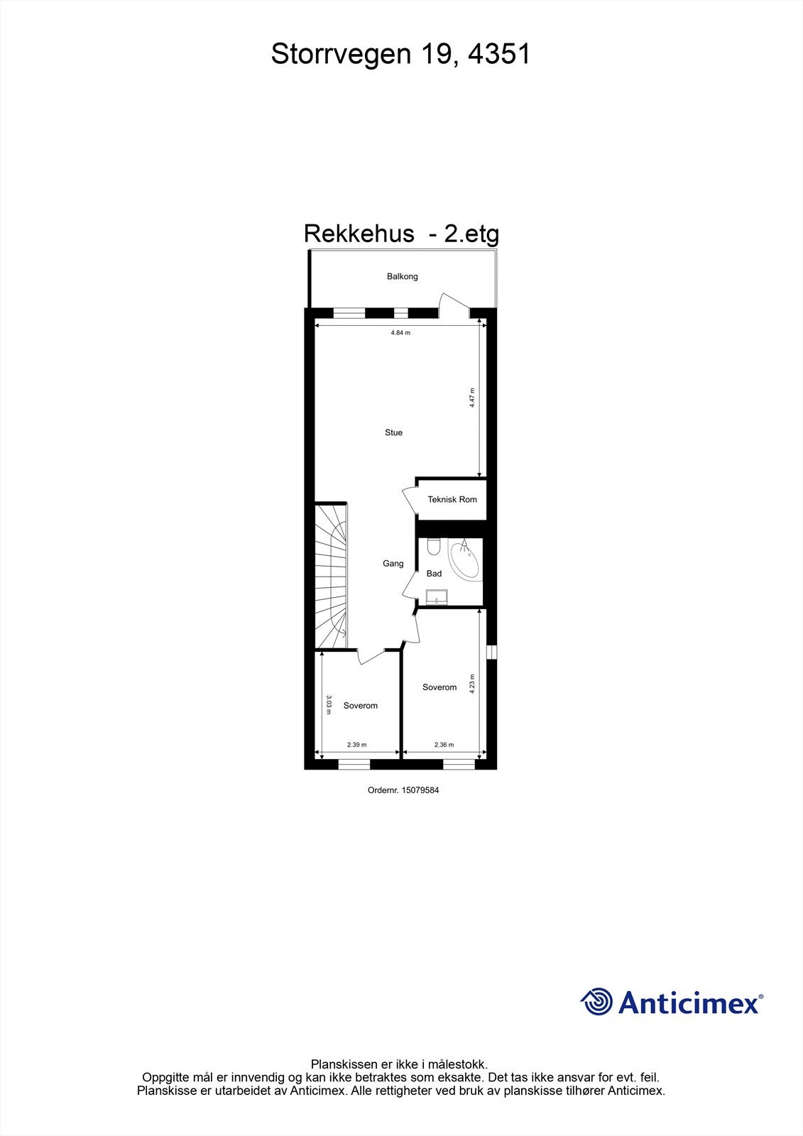 Plantegning - 2. etasje Galleribilde