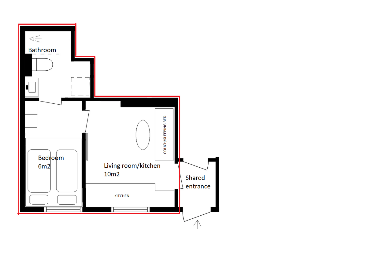 Plantegning Galleribilde