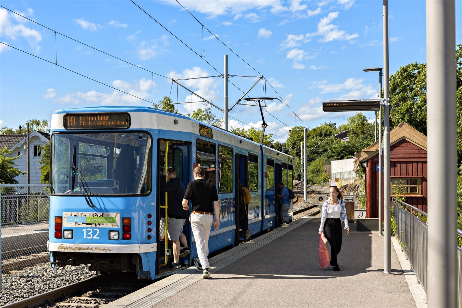 Kort vei til offentlig transport. Galleribilde