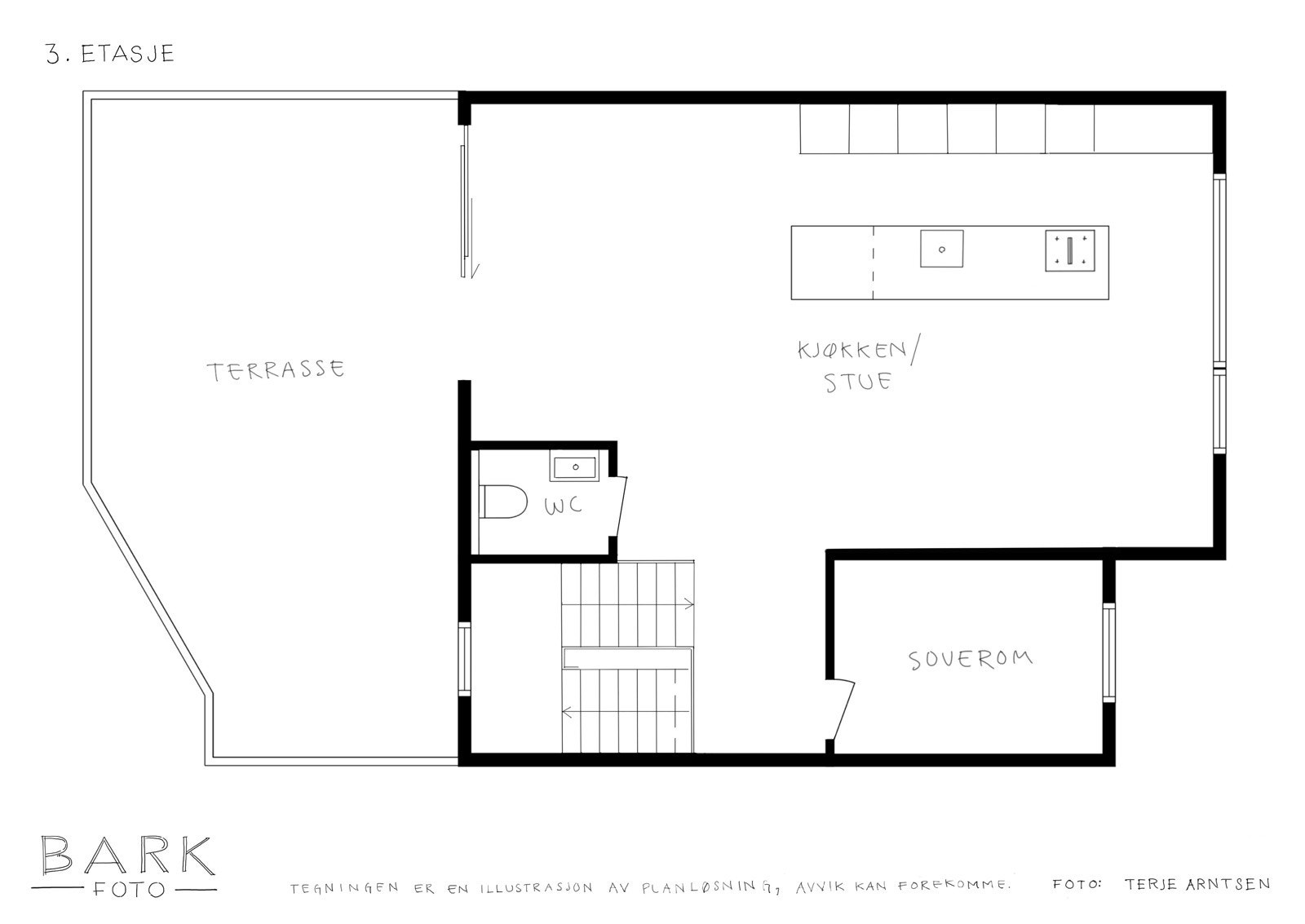 - Planløsning 3.etasje - Galleribilde