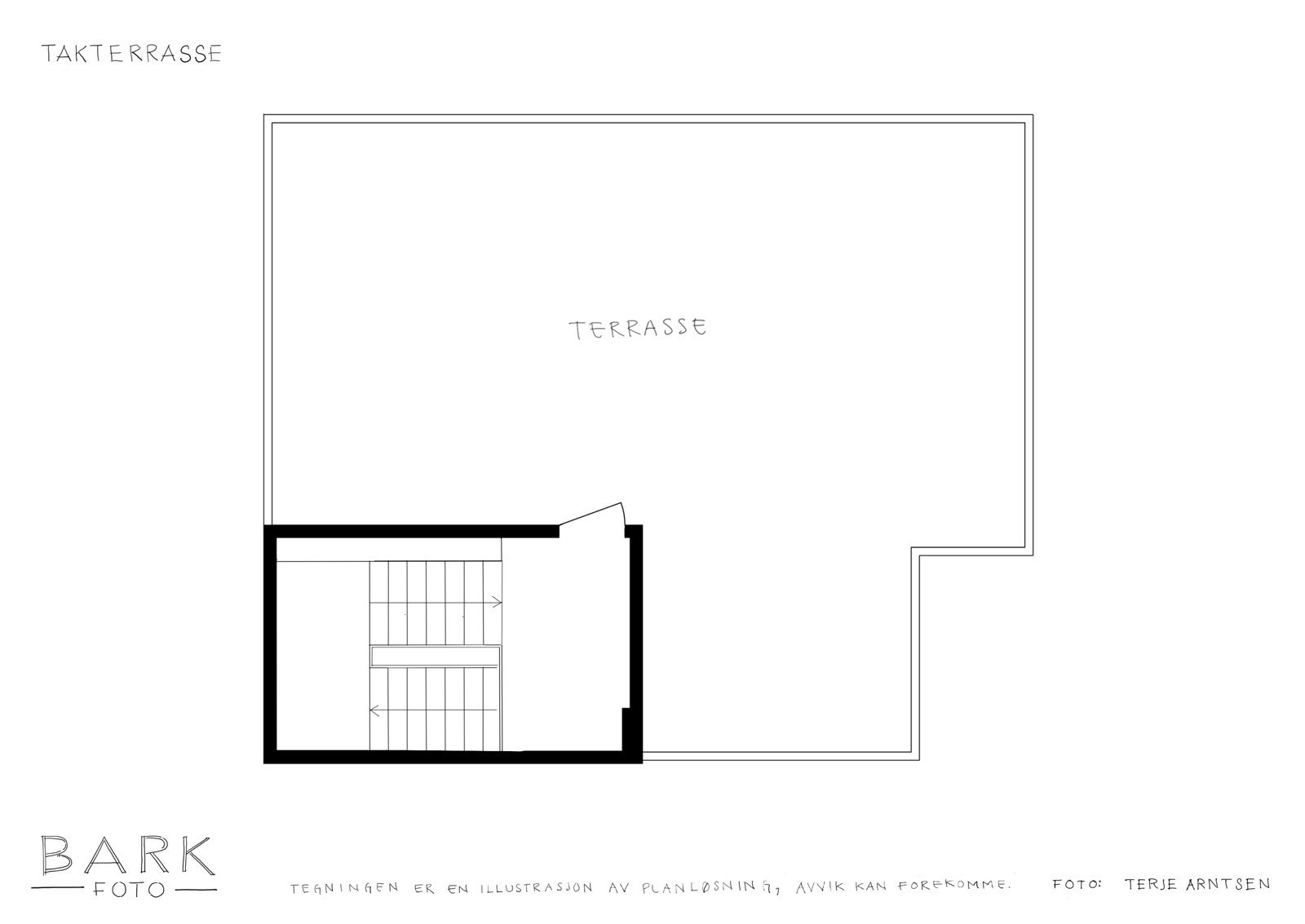 - Planløsning 4.etasje - takterrasse - Galleribilde