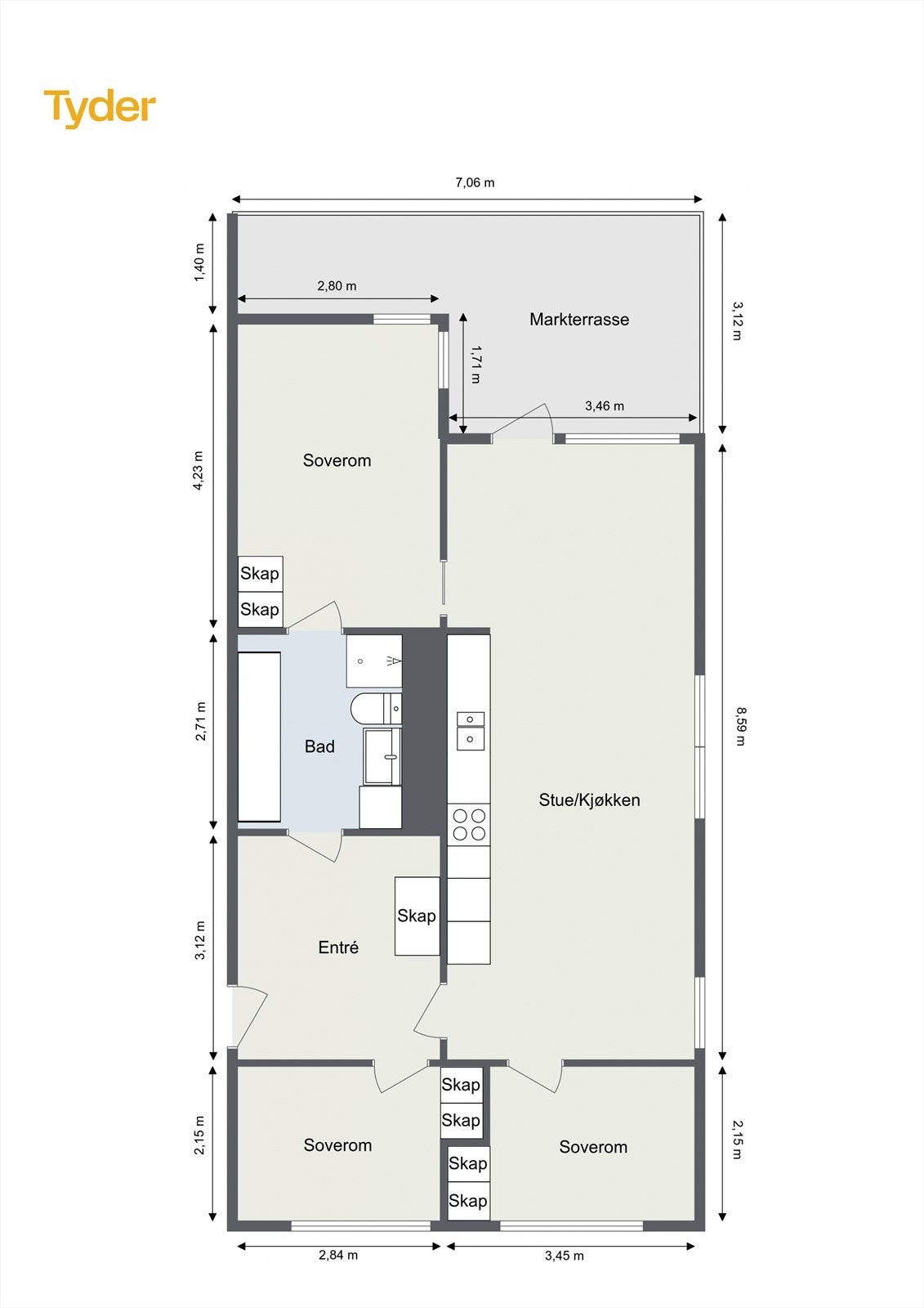 Plantegning Galleribilde