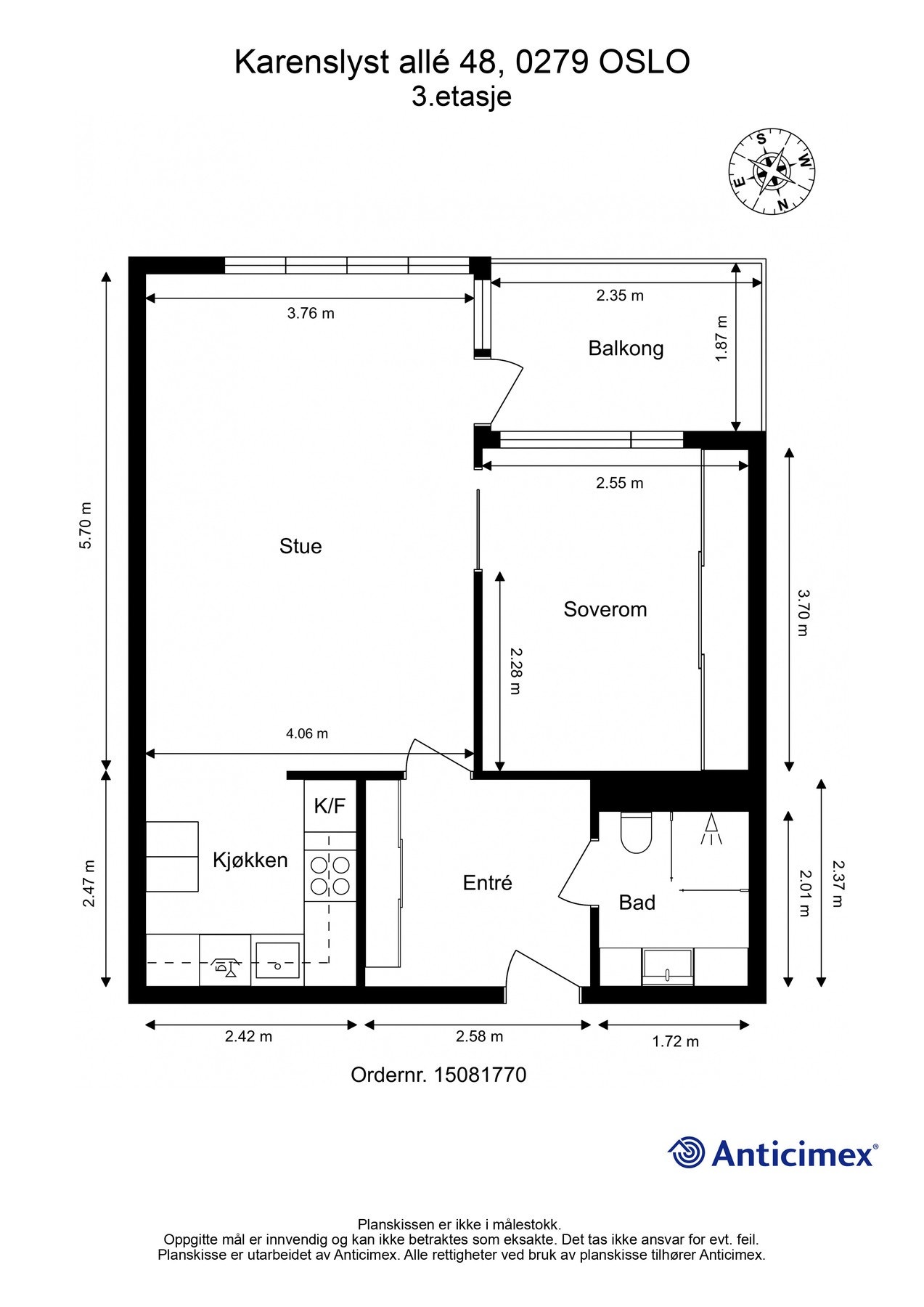 Planskisse Galleribilde