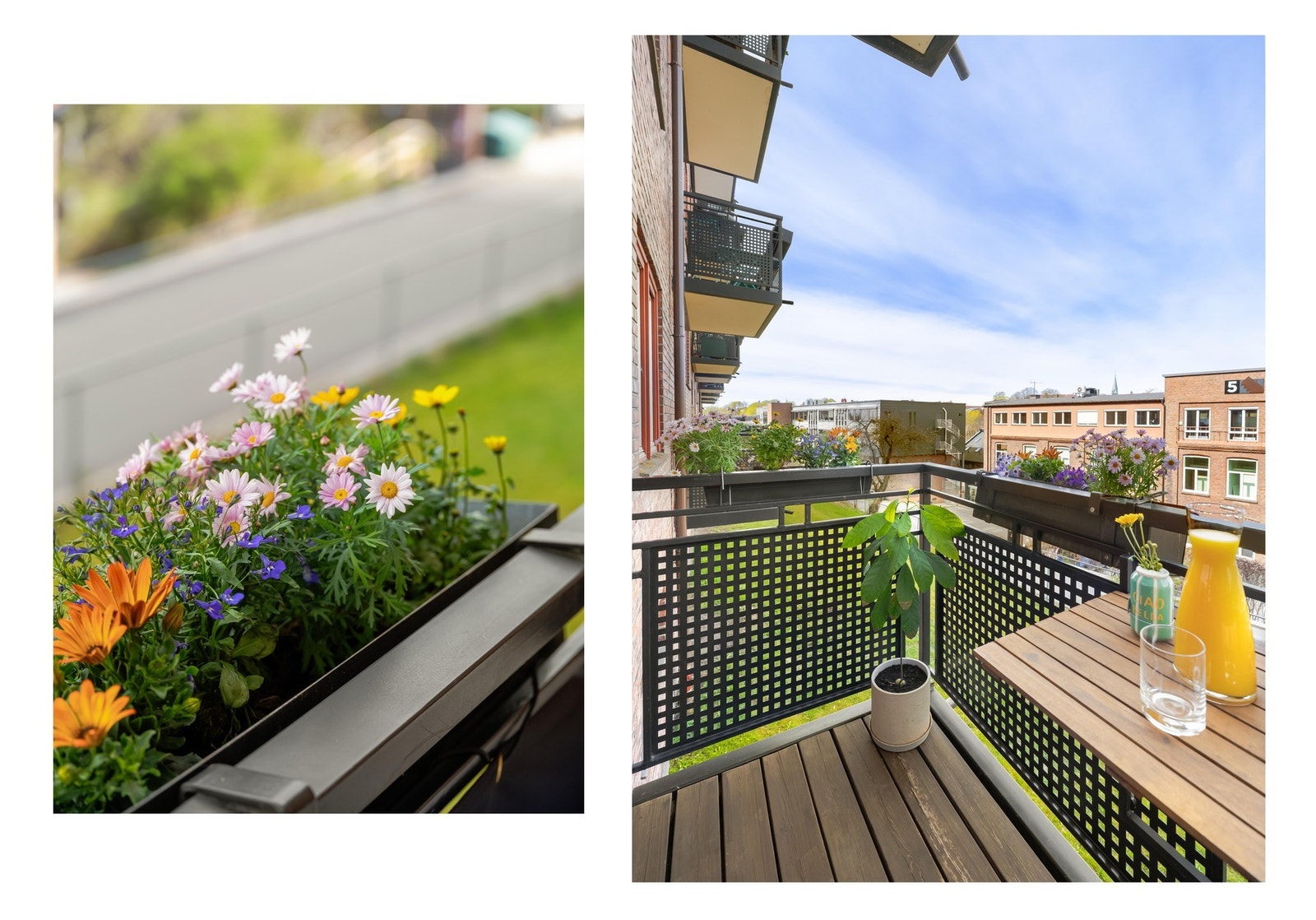 Det er for øvrig tillatt å bruke gass- eller elektrisk grill på balkongen (med slukkeutstyr lett tilgjengelig). Galleribilde