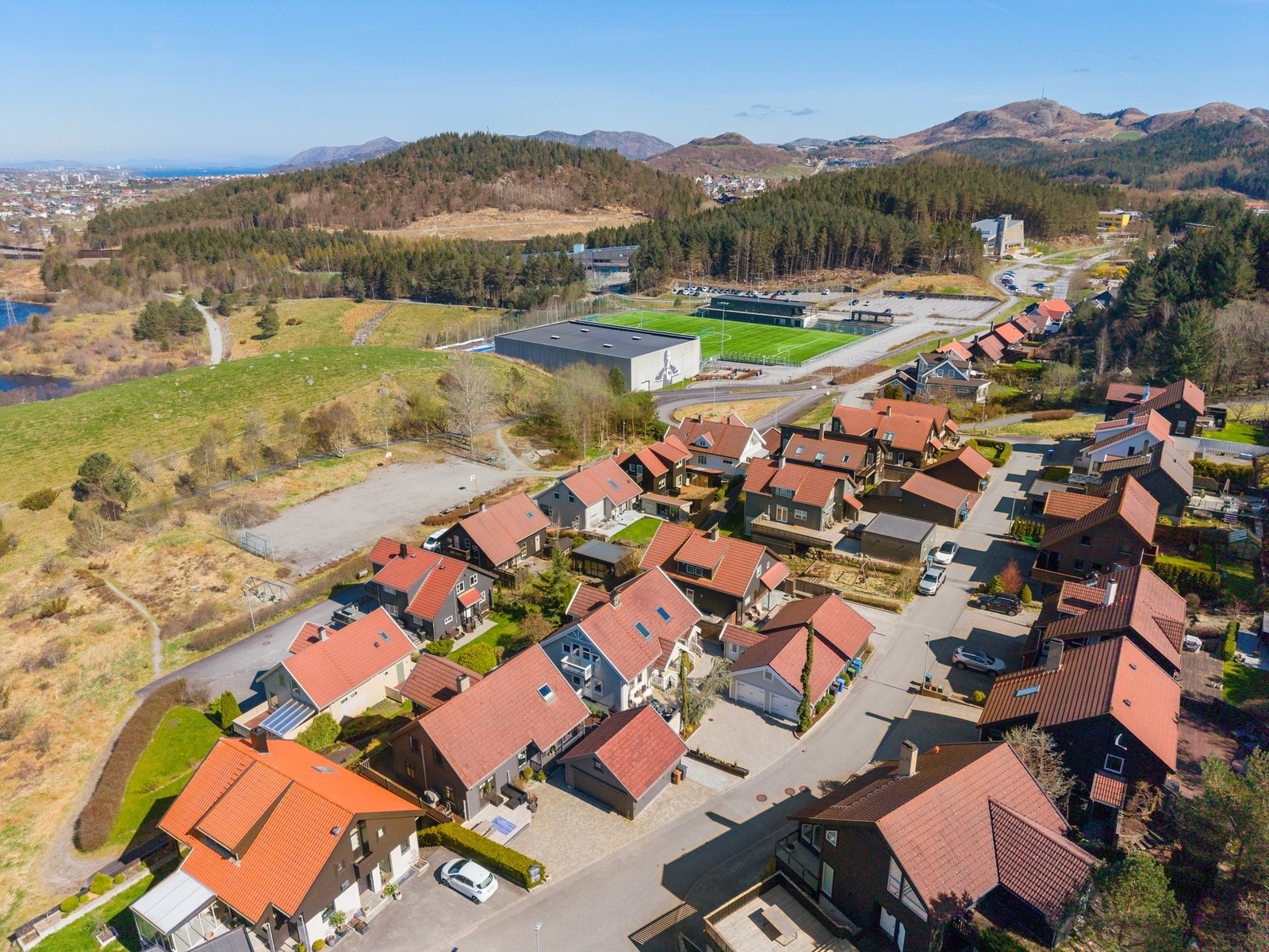 Nærområde fra drone Galleribilde