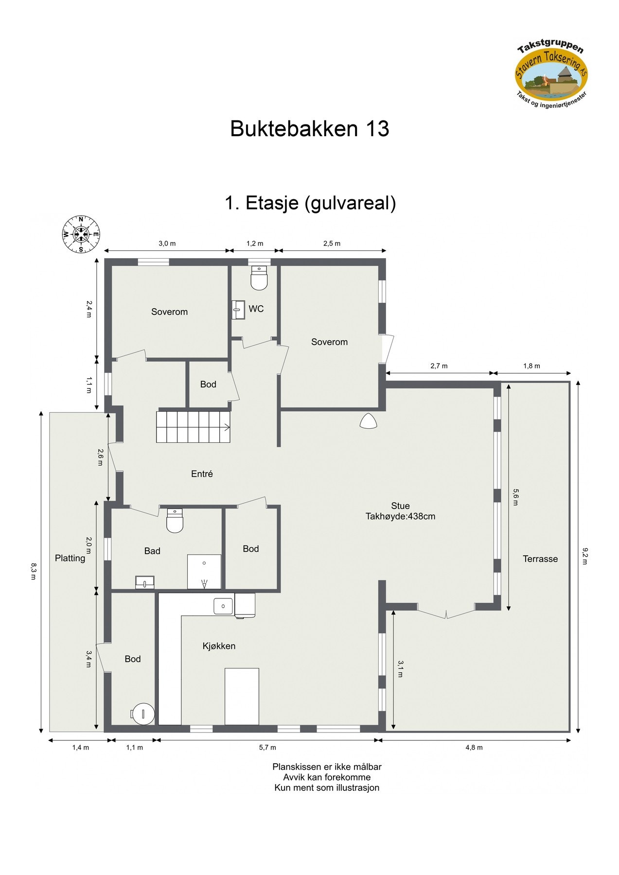 Plantegning. Galleribilde