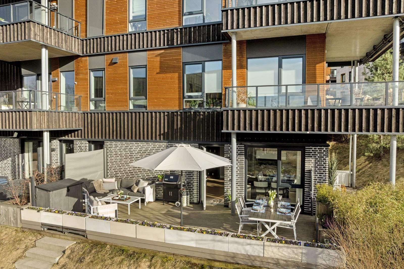 Her har du sol til den går ned. Galleribilde