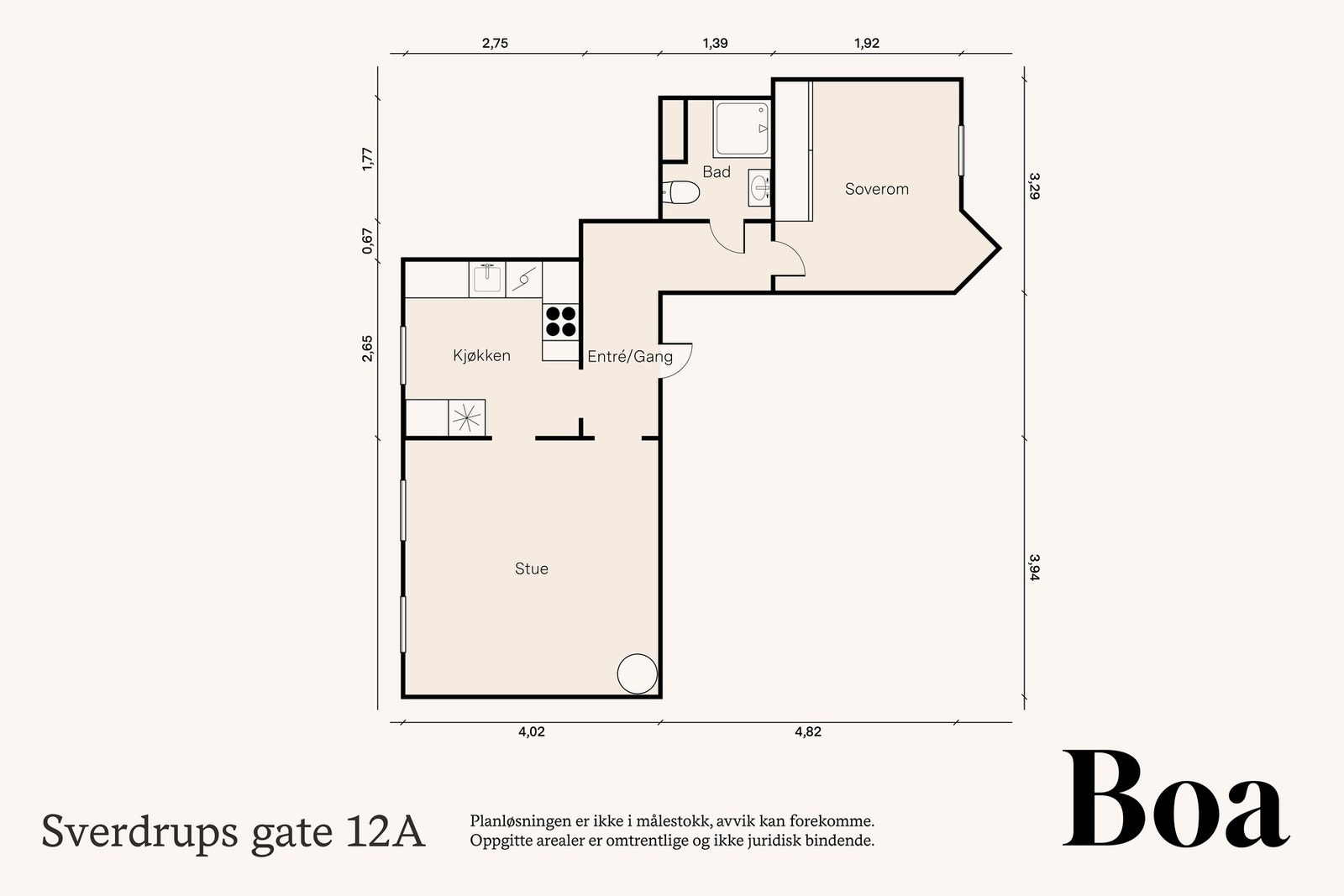 Plantegning Galleribilde