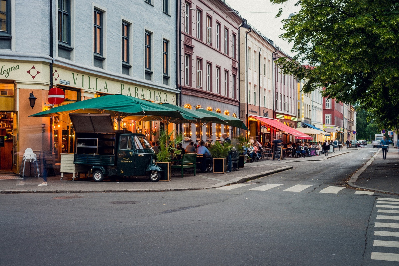 Nærhet til kaffebarer og restauranter. Galleribilde