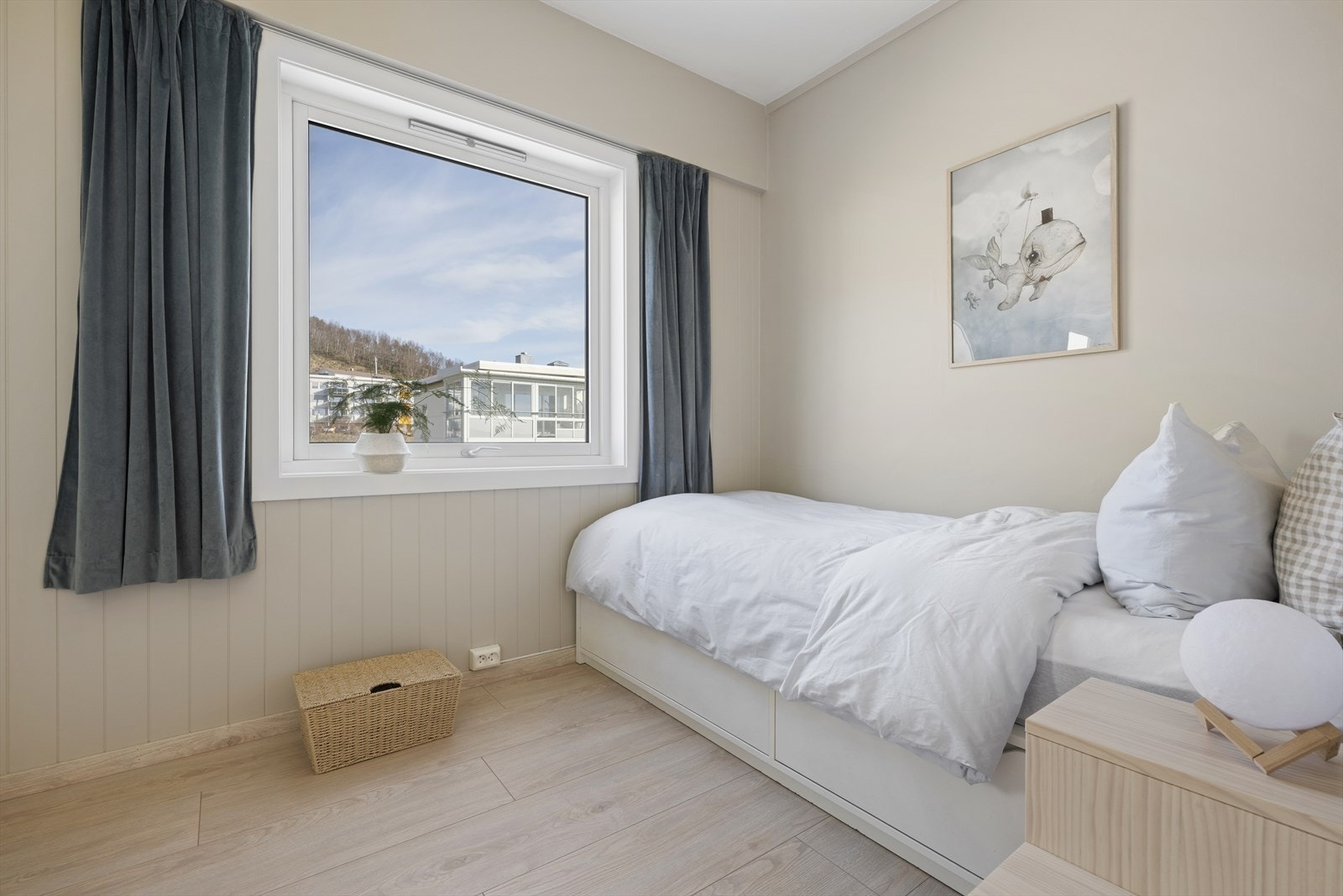 Det minste soverommet egner seg godt som barnerom, gjesterom eller kontor. Galleribilde