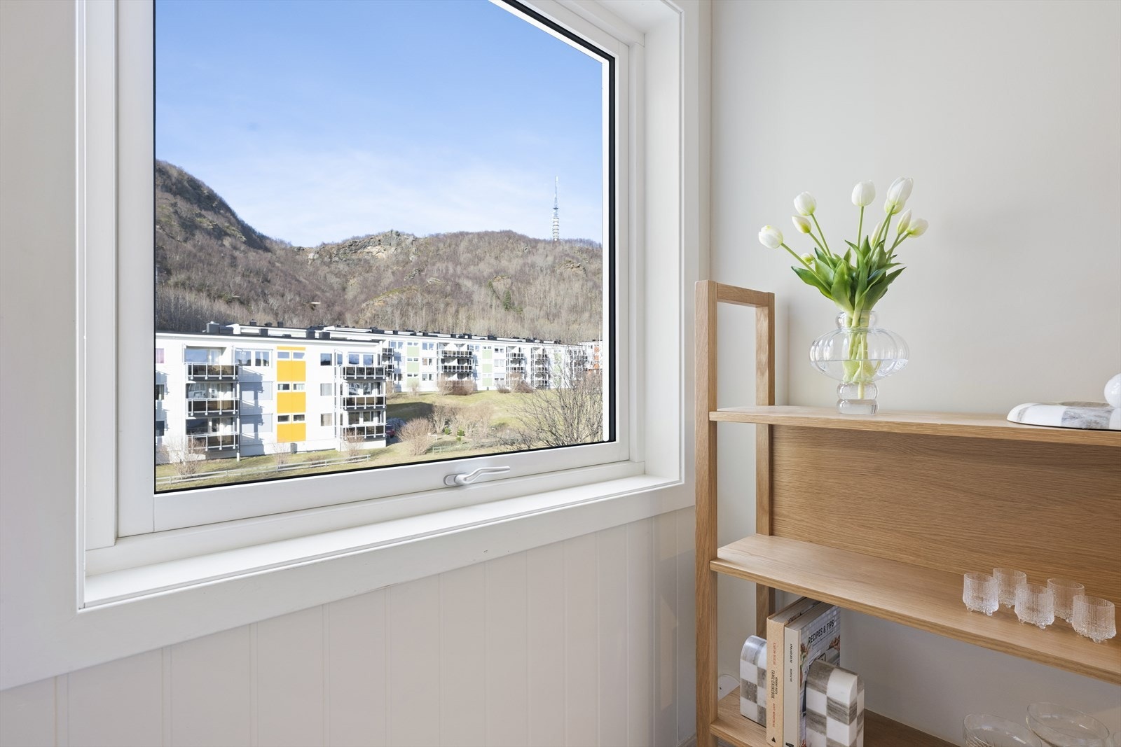 Utsikt fra kjøkkenet. Galleribilde