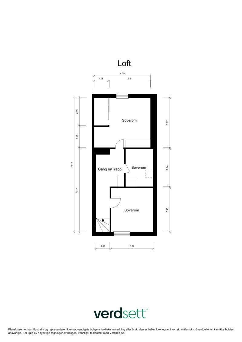 - Plantegning loft - Galleribilde