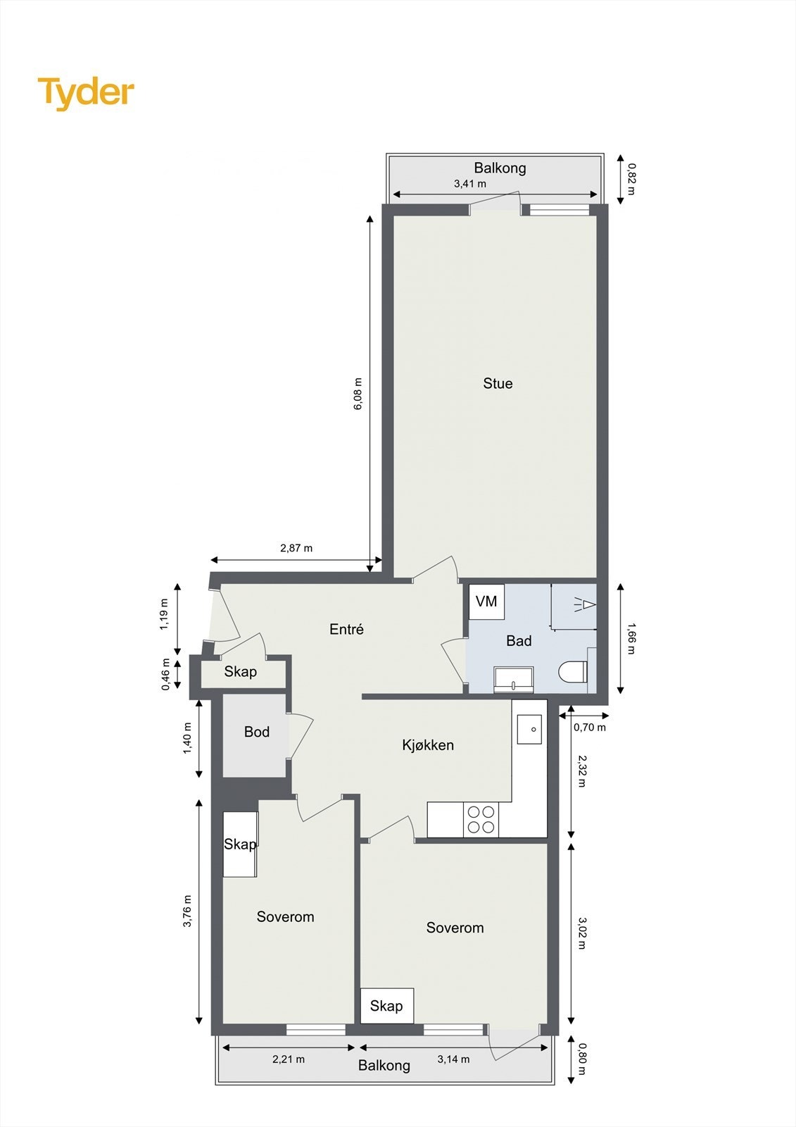 Plantegning Galleribilde